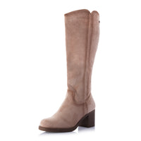 SUEDE WIDE CALF BOOTS