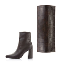 Two-in-One Embossed Boot
