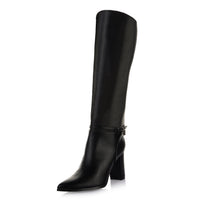 Ankle Strap Block Boot