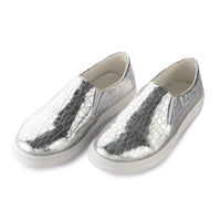 Metallic Scaled Slip-ons