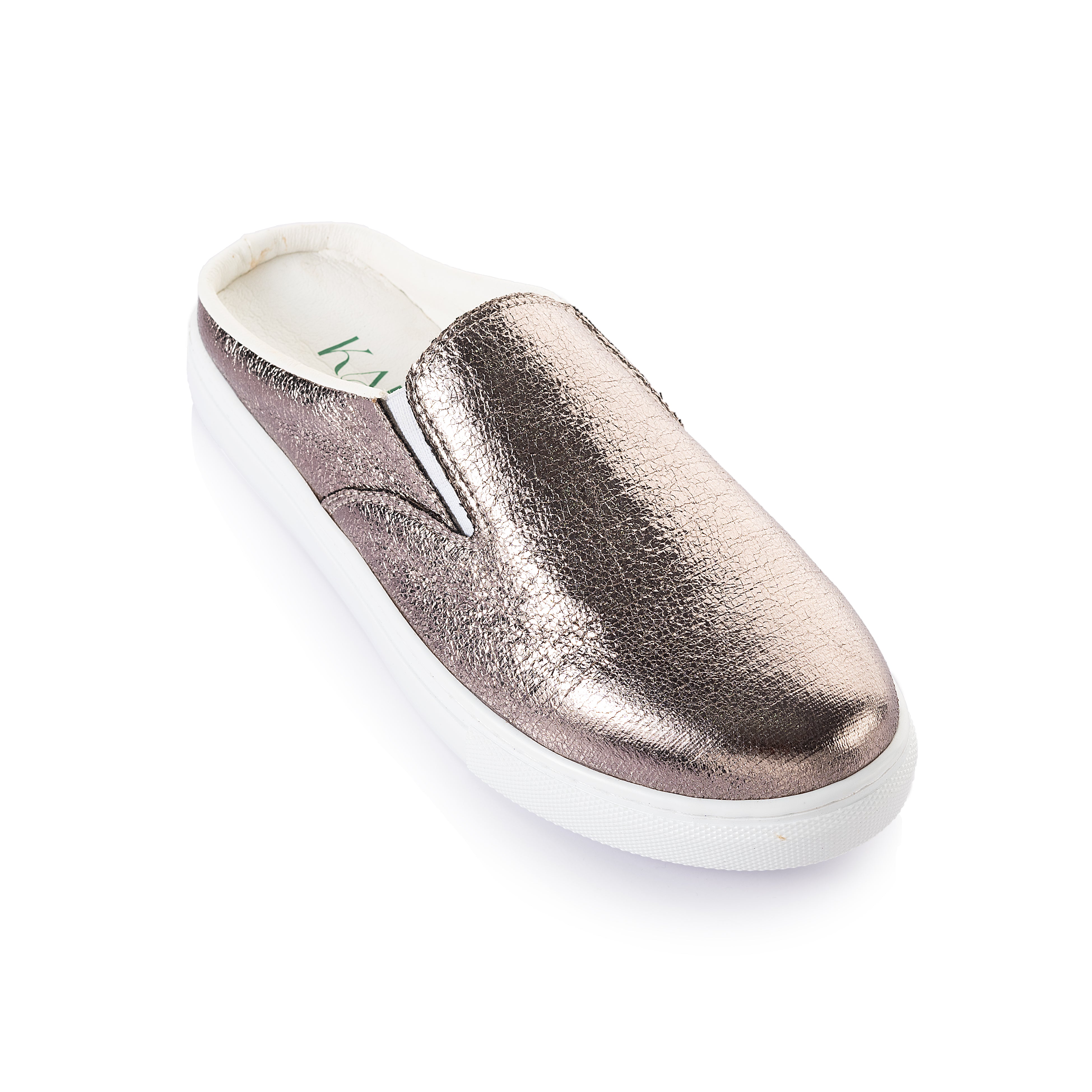 Metallic Plain Clogs