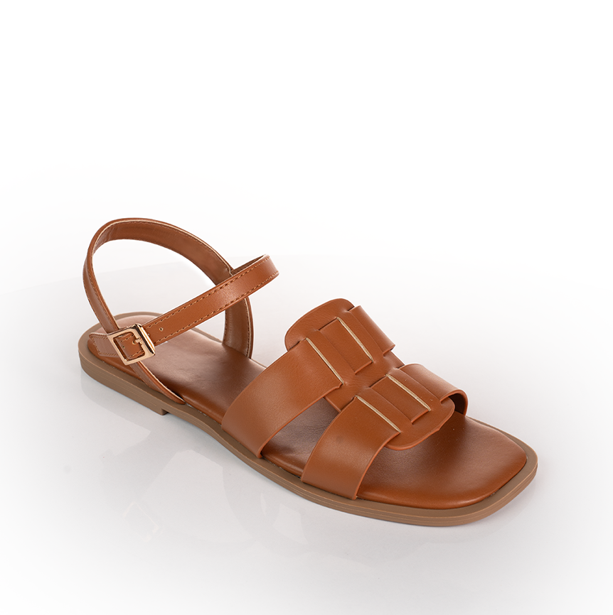 buckle leather sandals