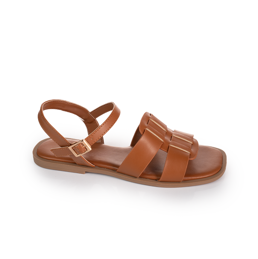 buckle leather sandals