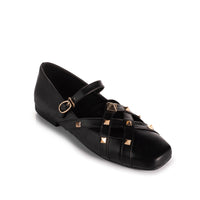 Rockstud ballet flats