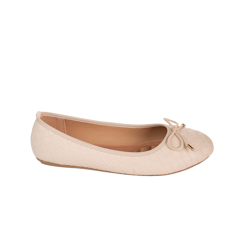 Textured finish Ballerinas