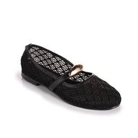 Metallic Pebble Mesh Flat