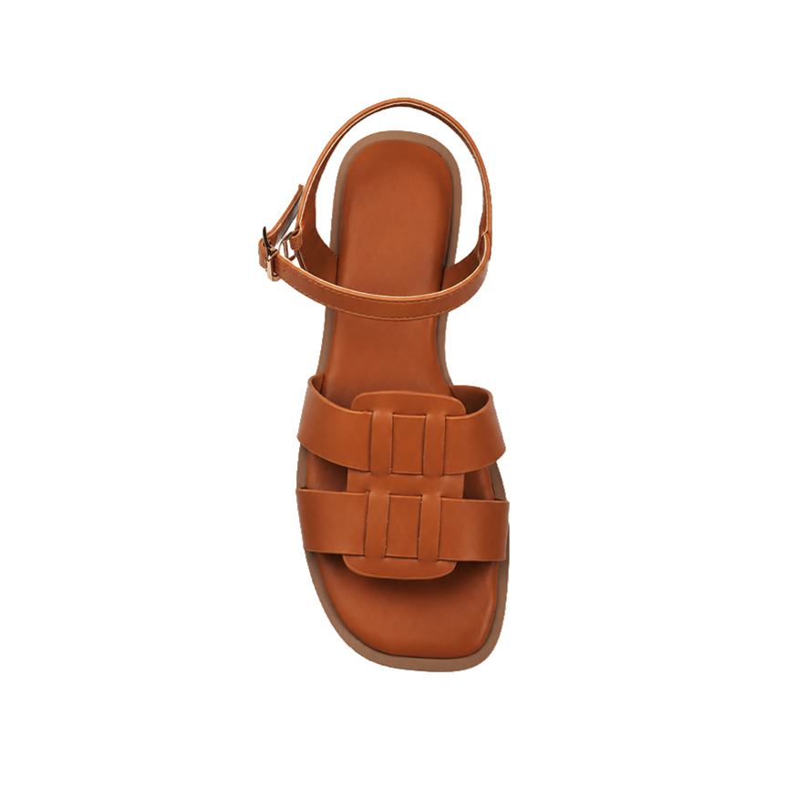 buckle leather sandals
