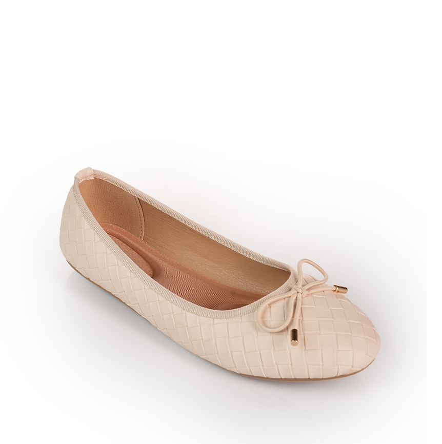 Textured finish Ballerinas