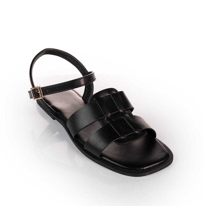 buckle leather sandals