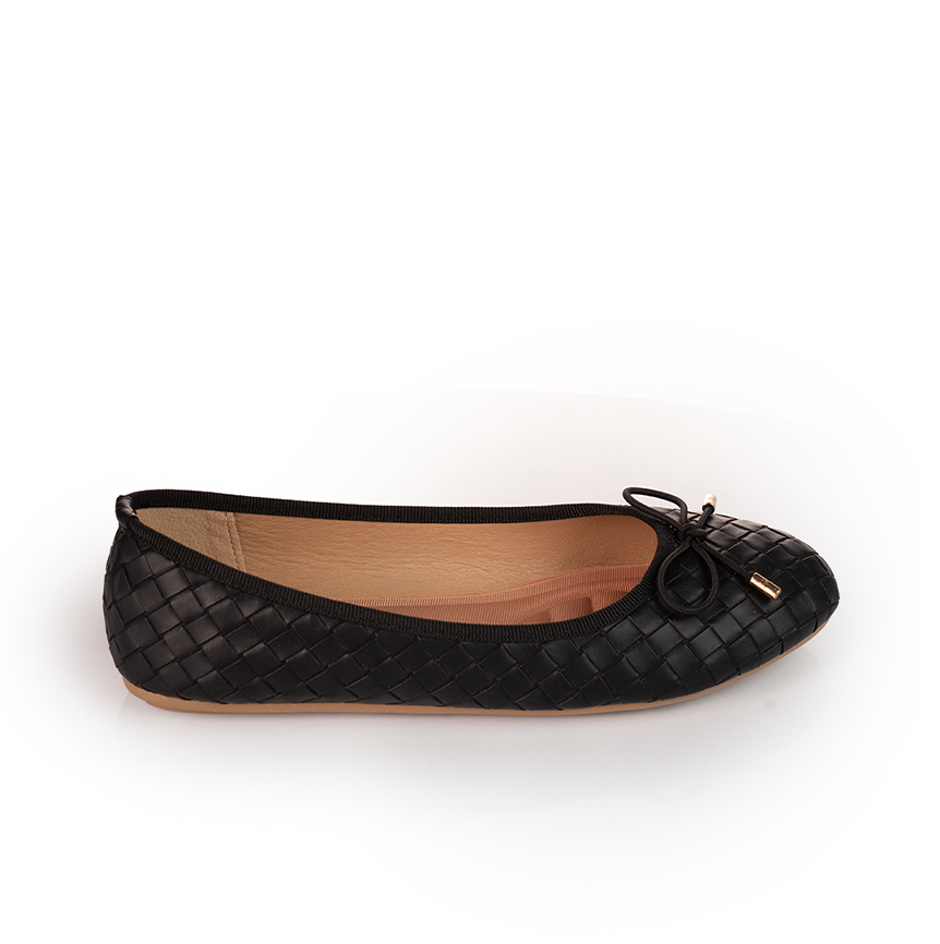 Textured finish Ballerinas