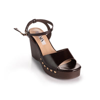 Studded Platform Wedge Sandals