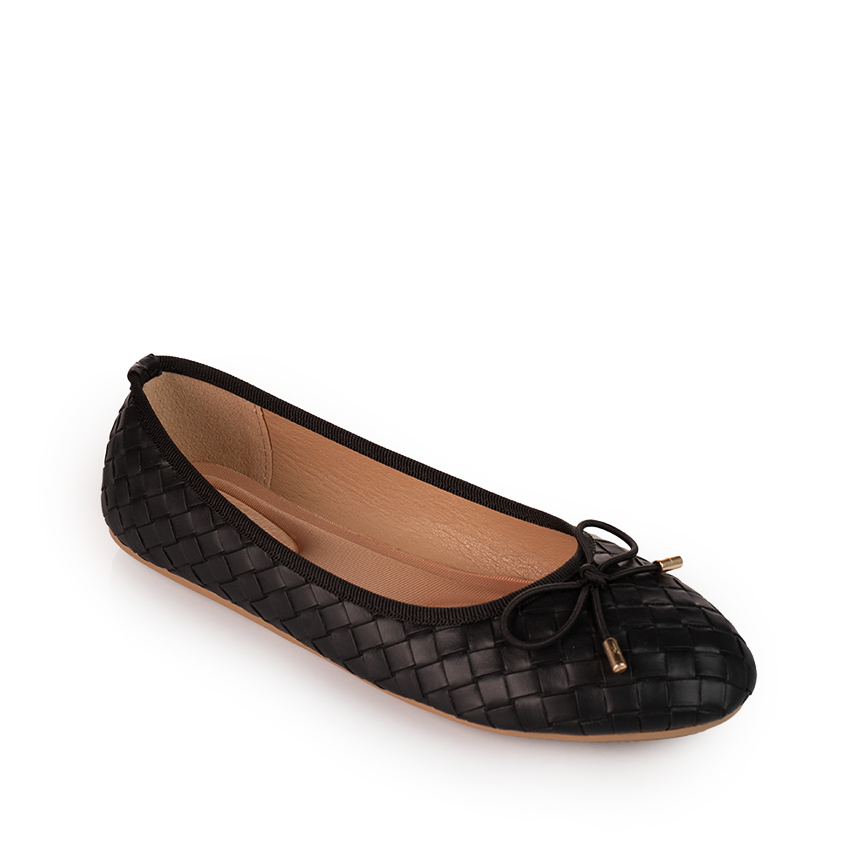 Textured finish Ballerinas