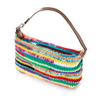 Rainbow Crochet Shoulder Bag