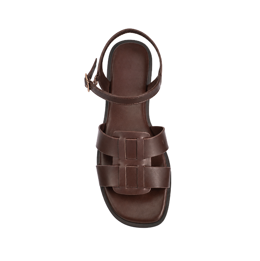buckle leather sandals