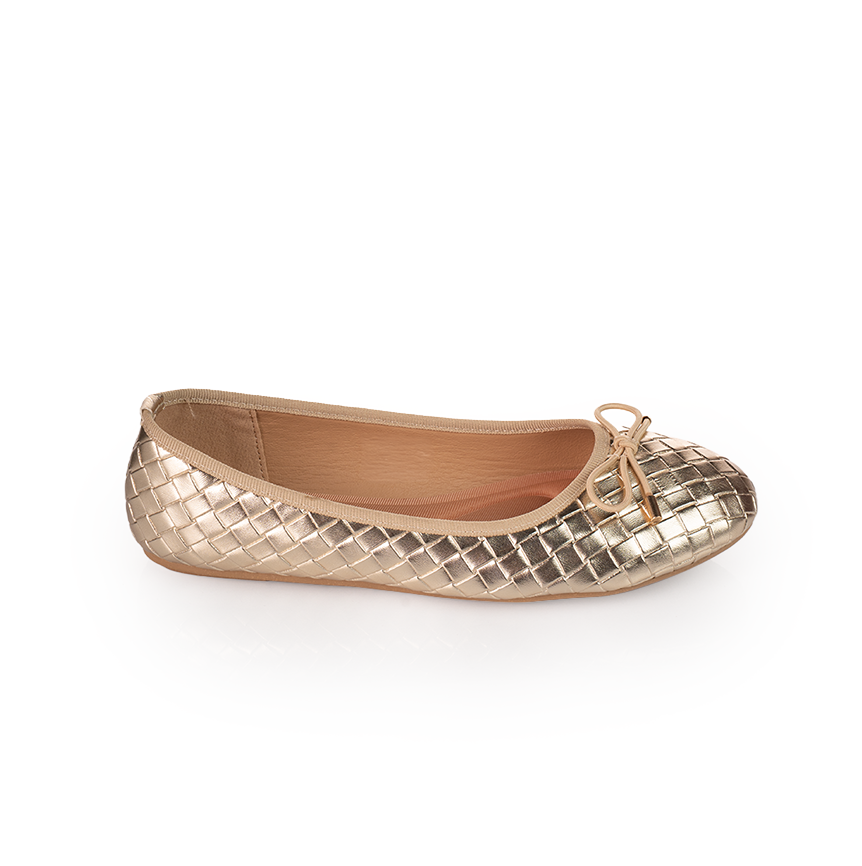 Textured finish Ballerinas
