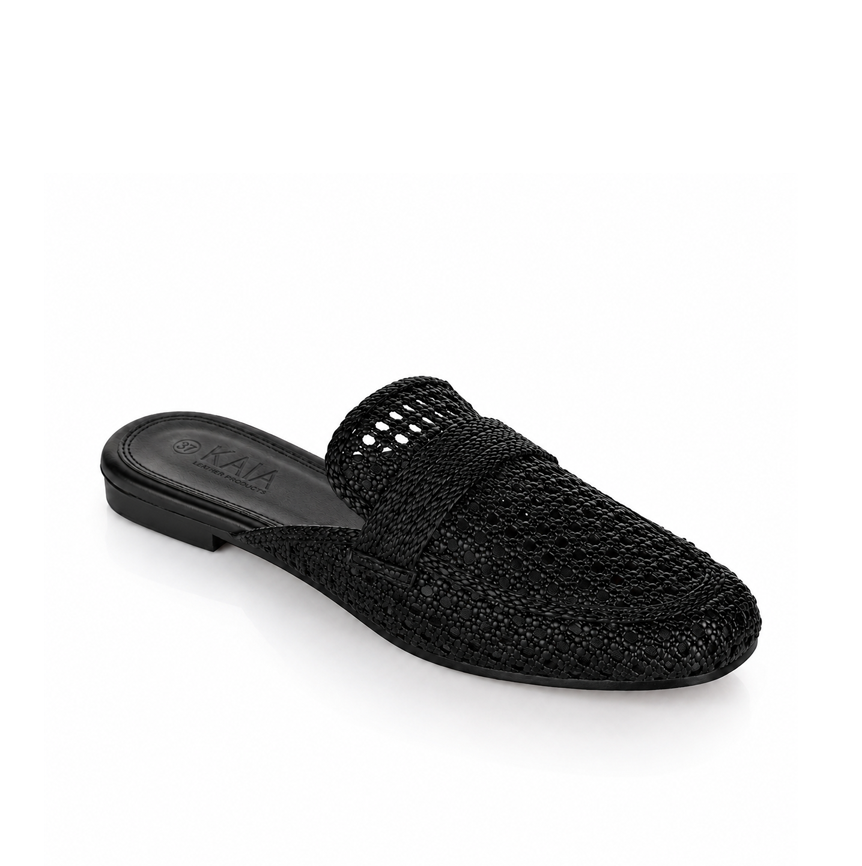 Braided slip-on loafer