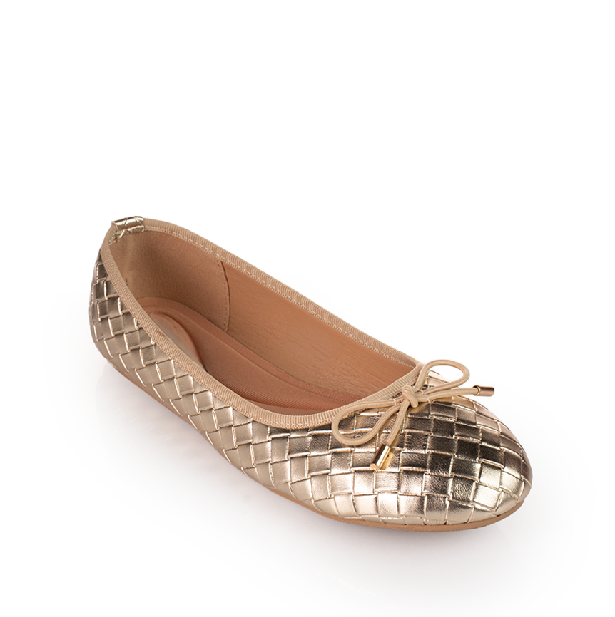 Textured finish Ballerinas