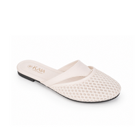 Leather Bind Mesh mules