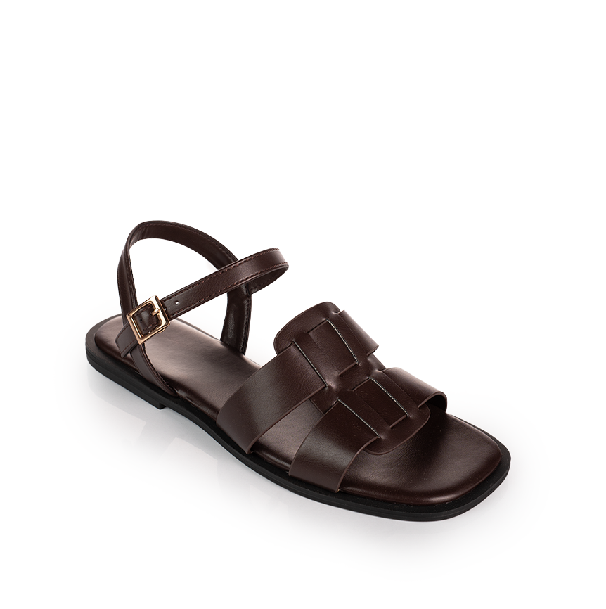 buckle leather sandals