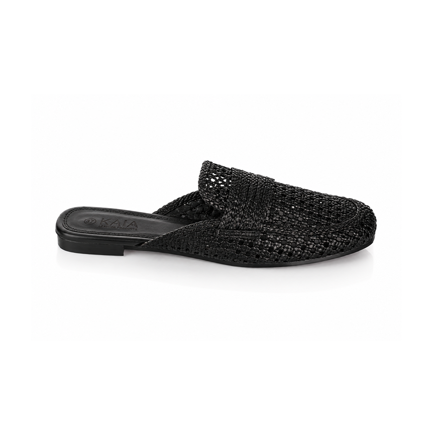 Braided slip-on loafer