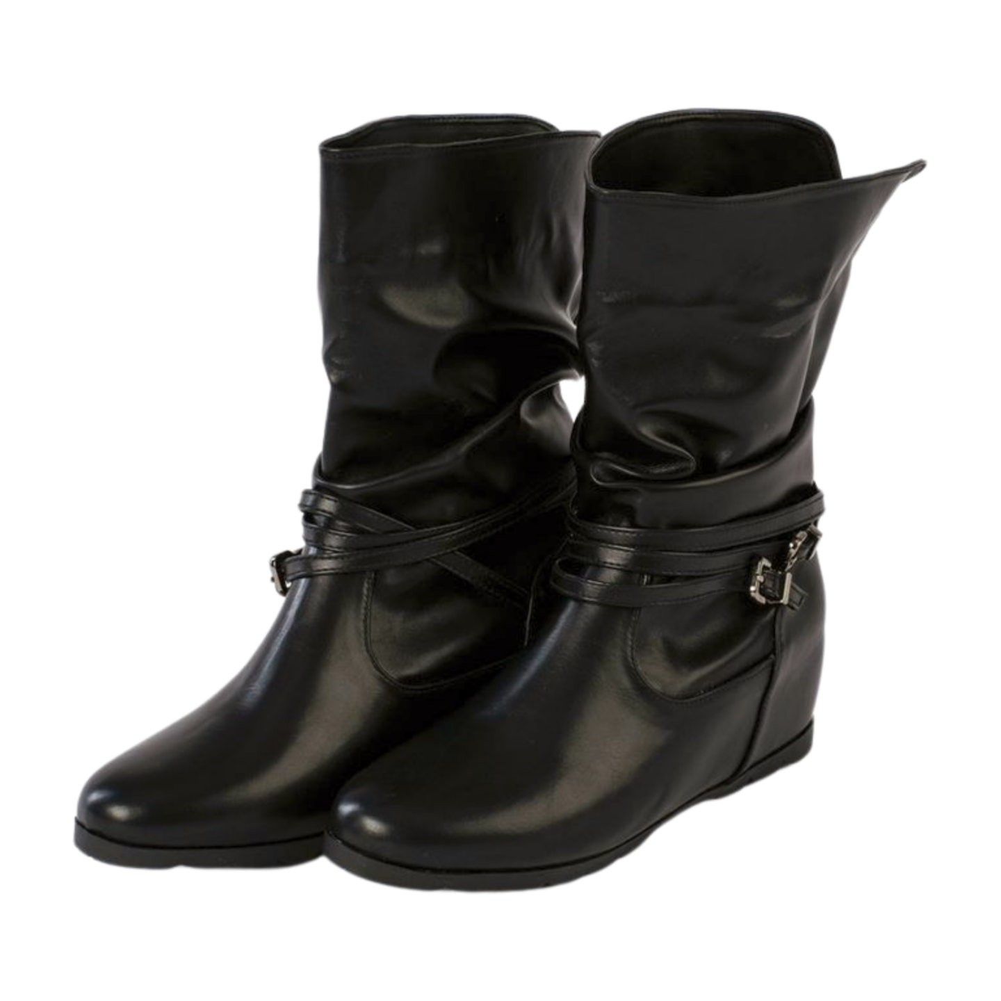 Wedge Half Boots