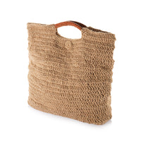 Natural Straw Satchel