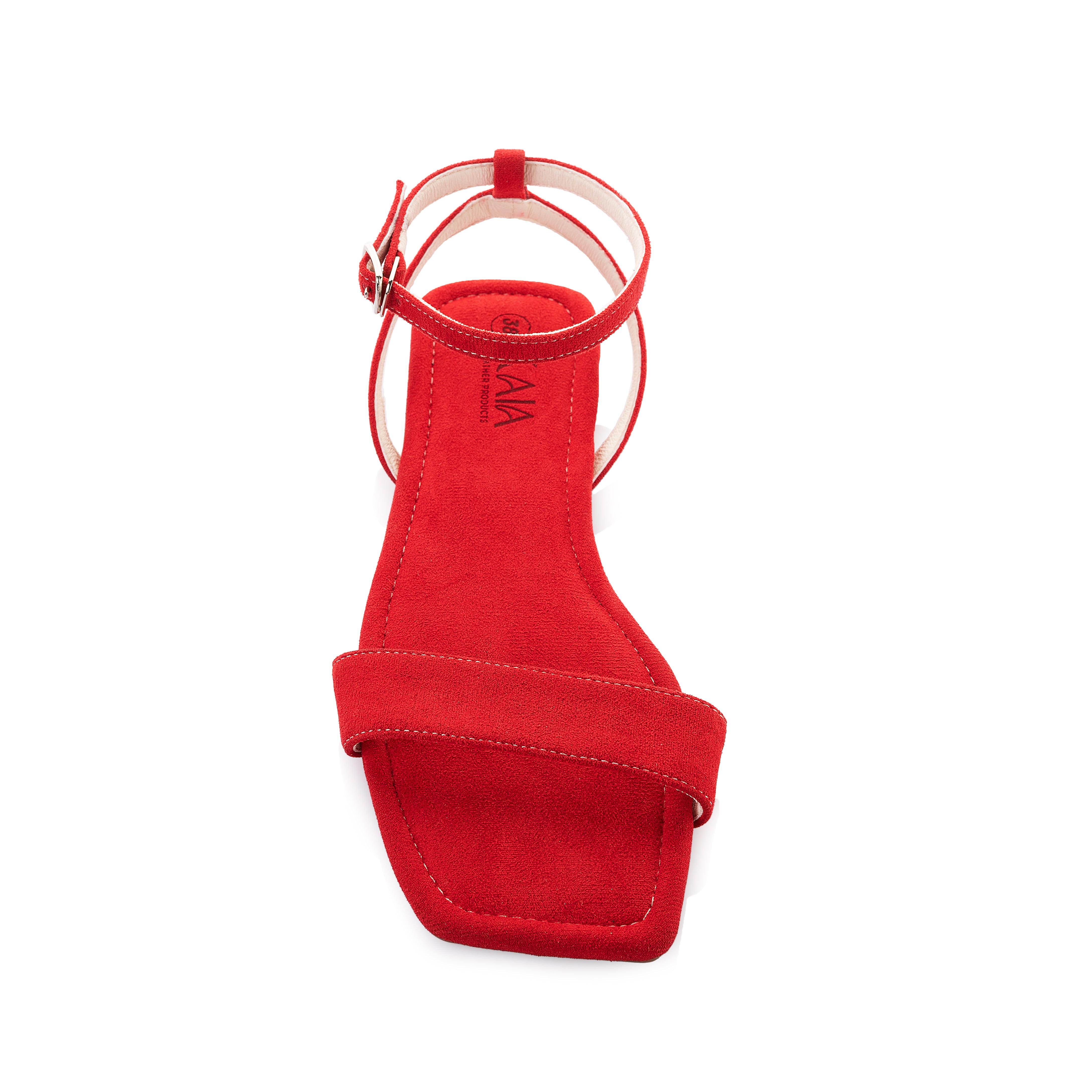 Suede Ankle Strap Sandal