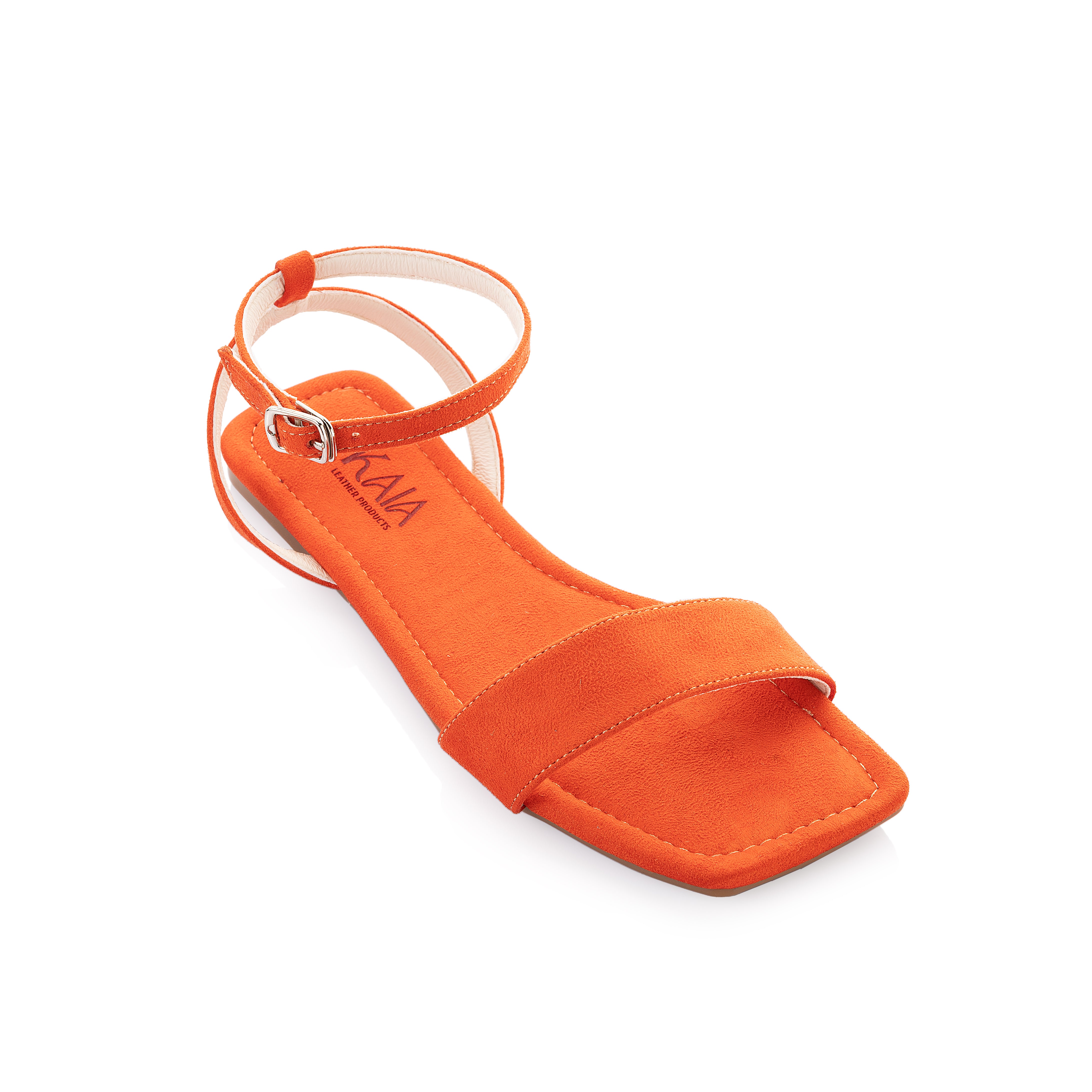 Suede Ankle Strap Sandal