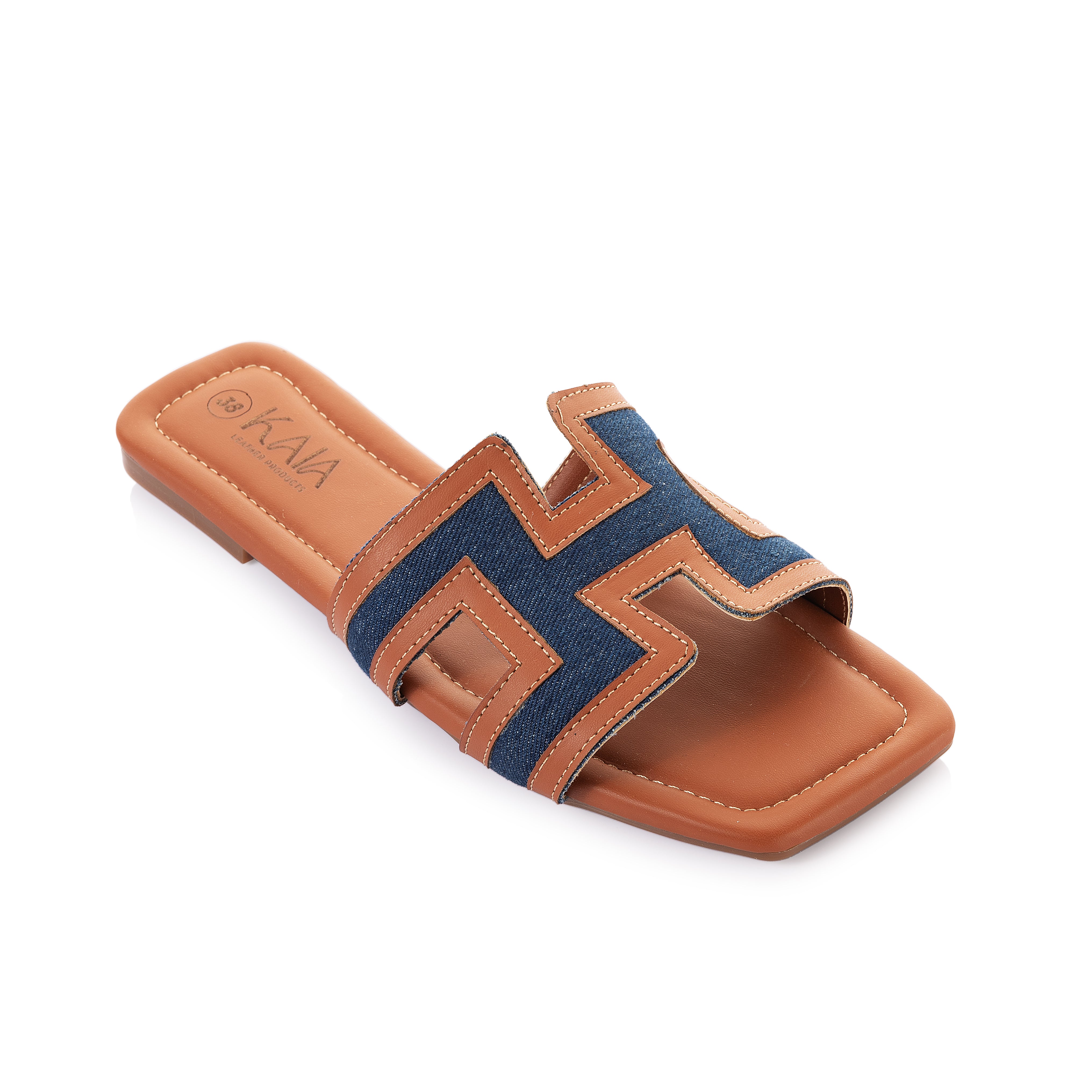 Zigzag Strap Slipper