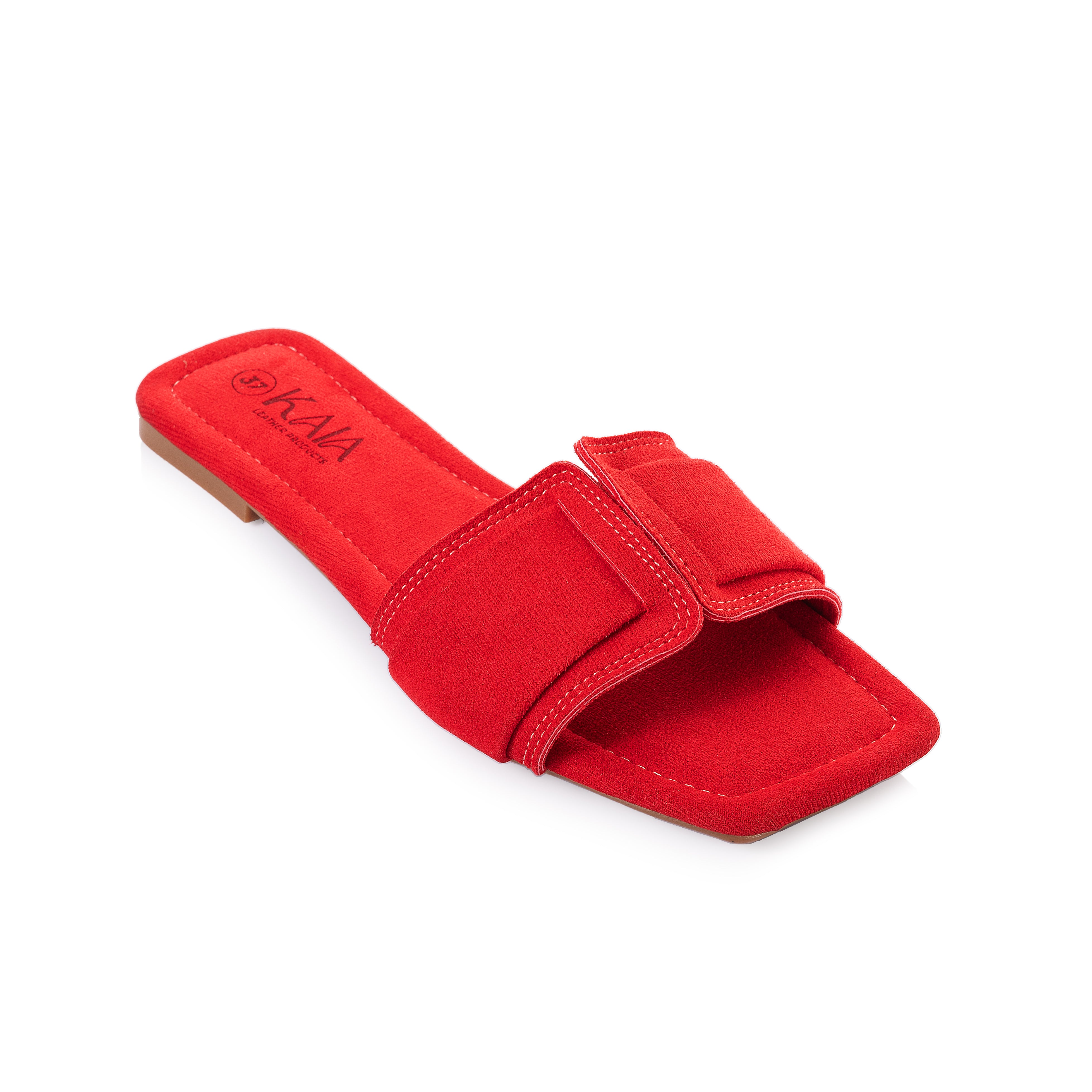 Suede Strap Slippers