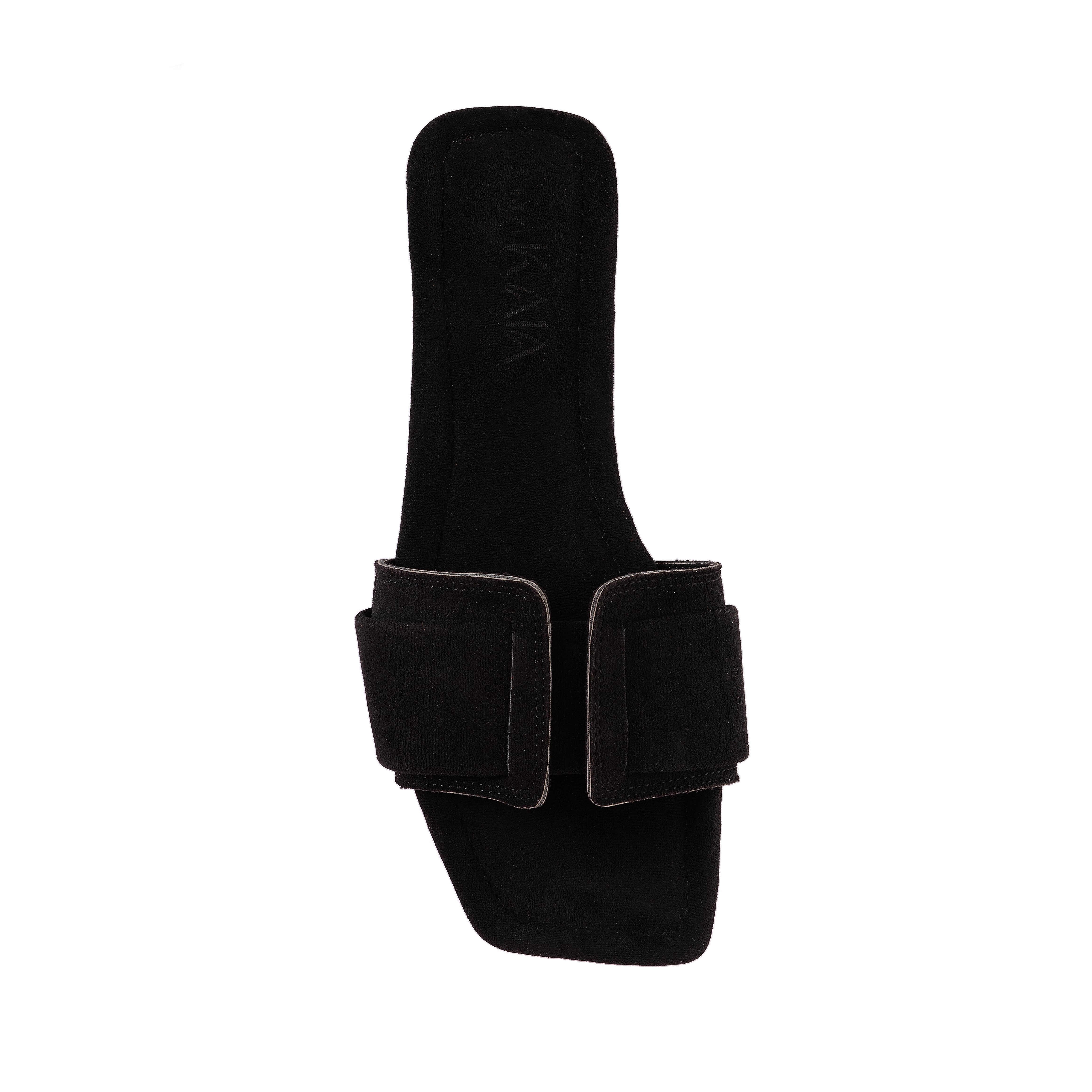 Suede Strap Slippers