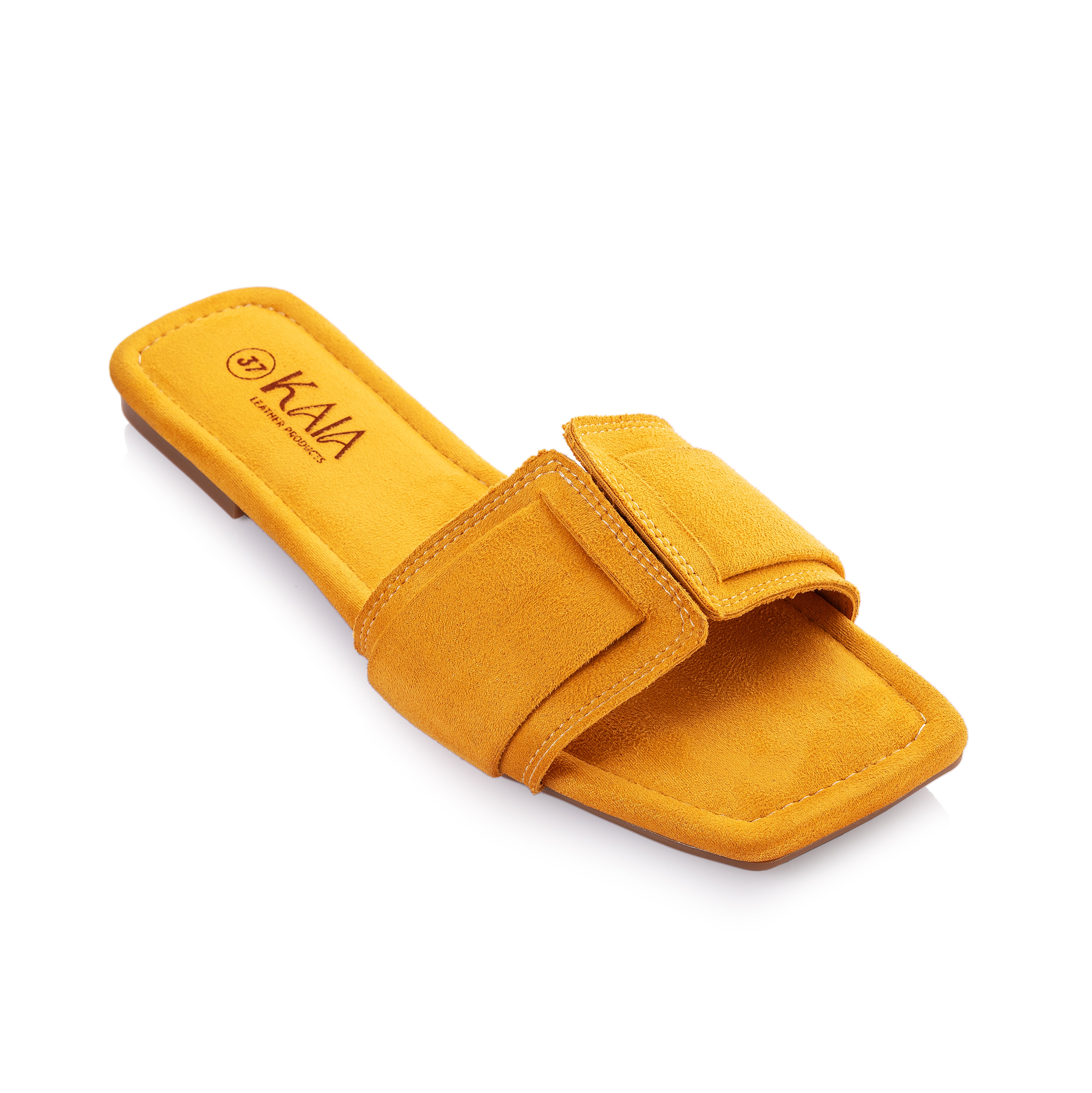 Suede Strap Slippers