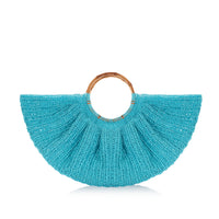 Half-Circle Straw Bag
