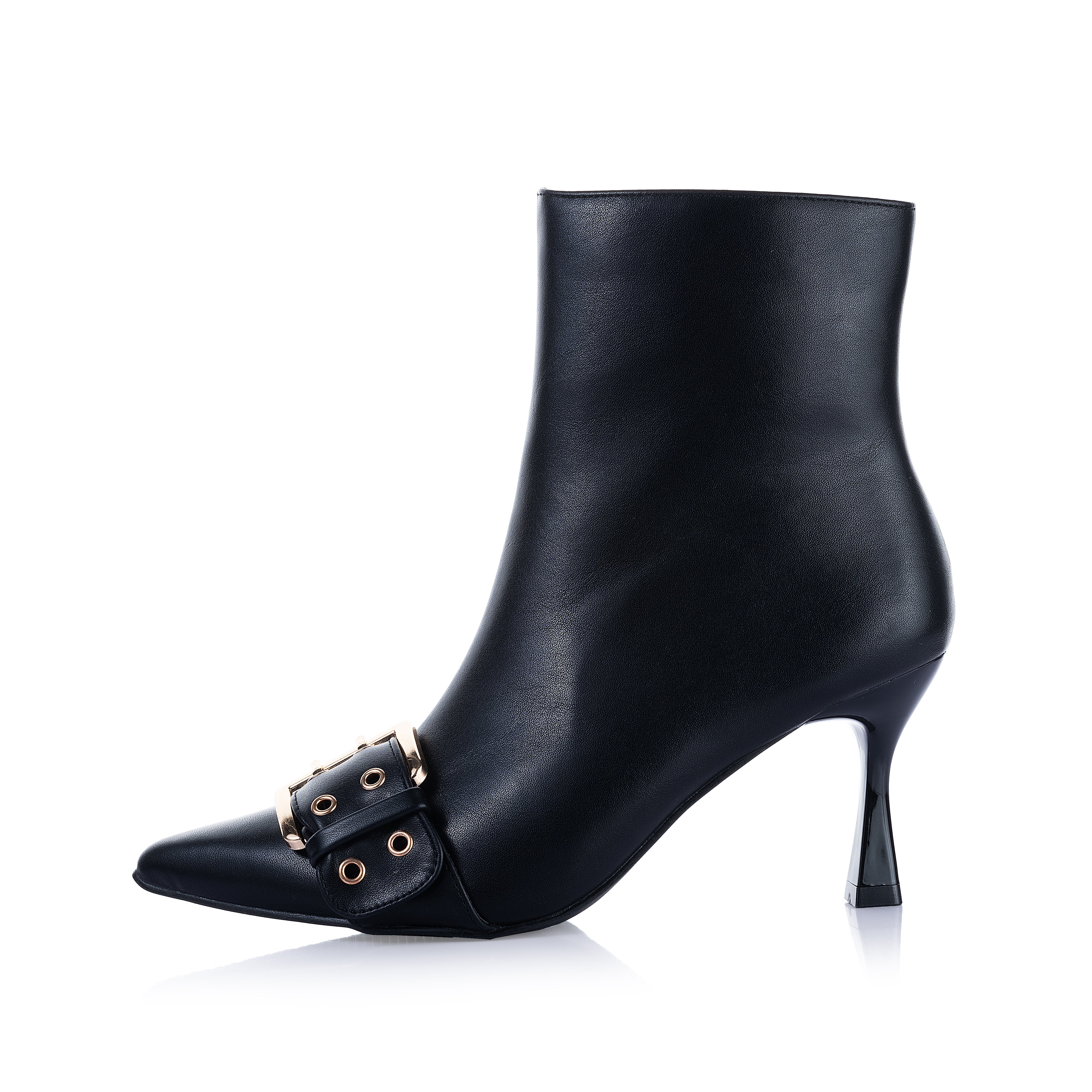 Buckled Toe Hourglass Boots