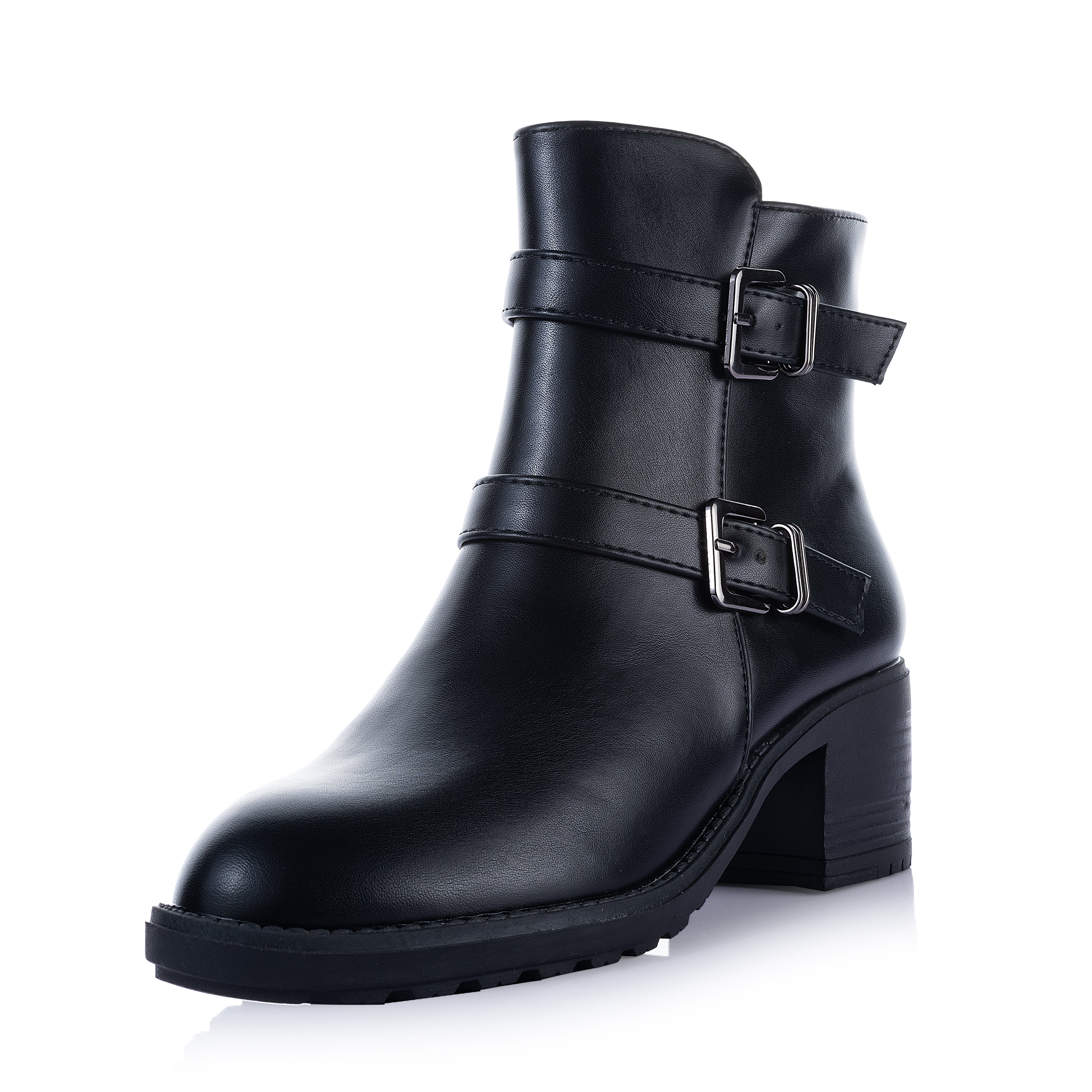 Dual strap Ankle Boot