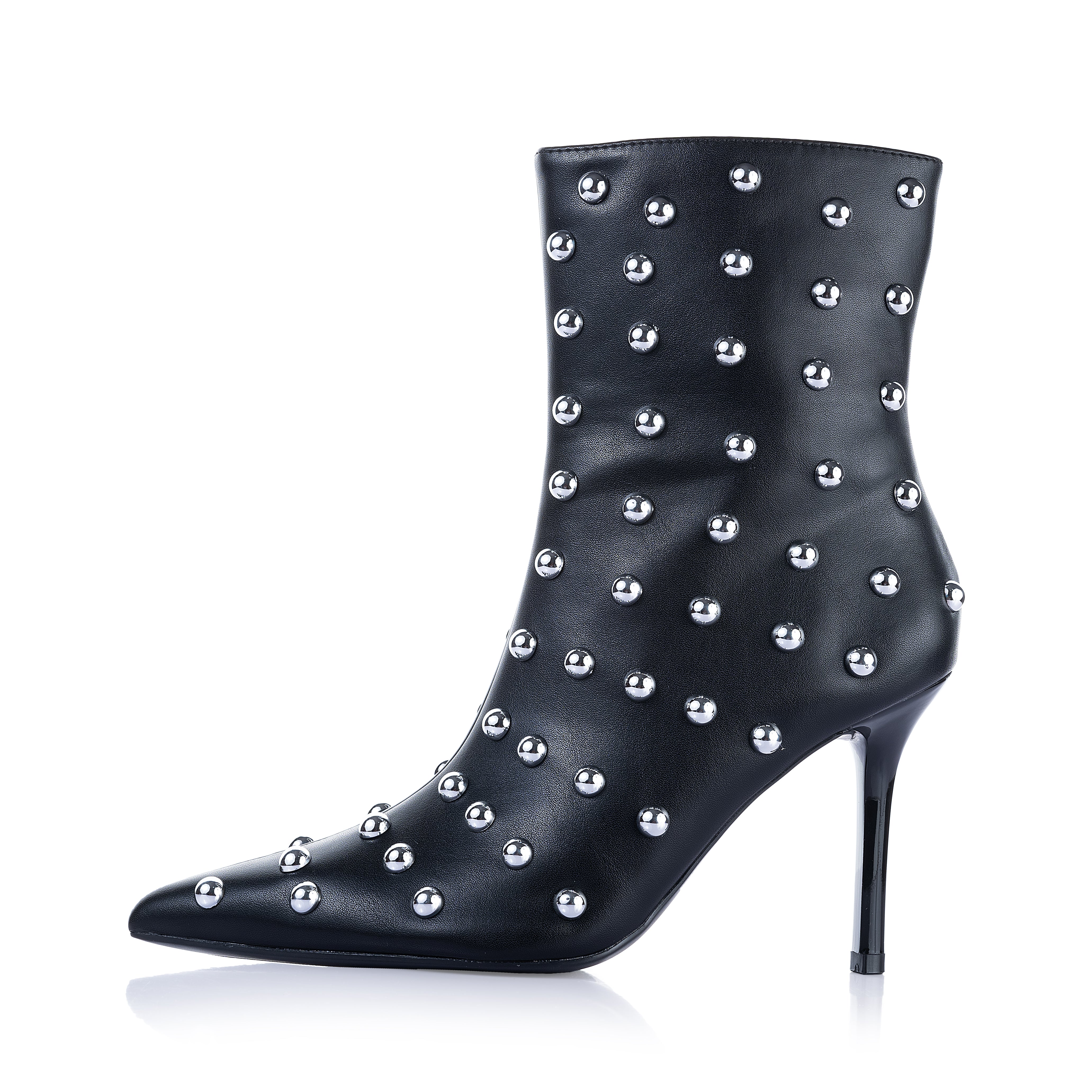 studded Stiletto  ankle boots
