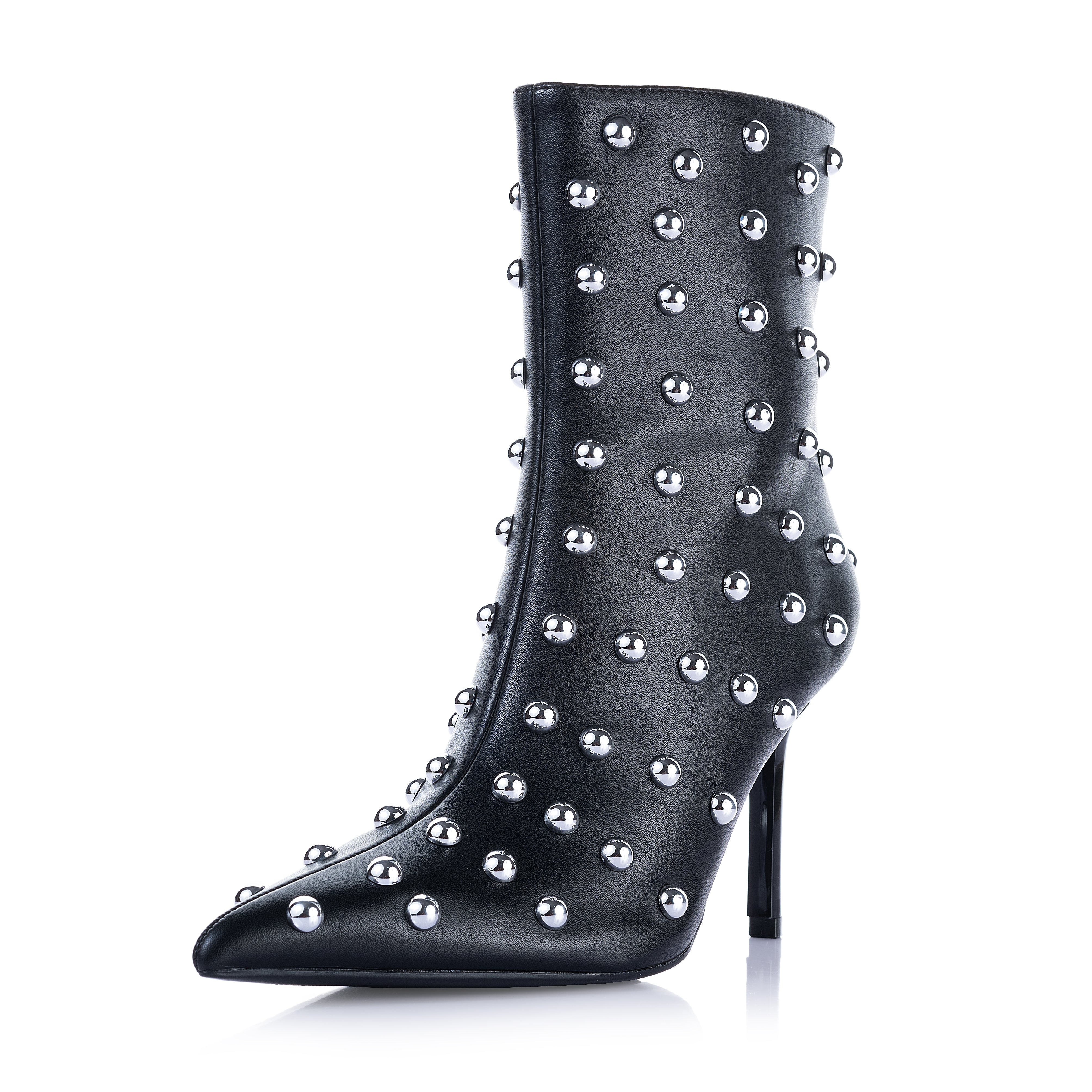 studded Stiletto  ankle boots