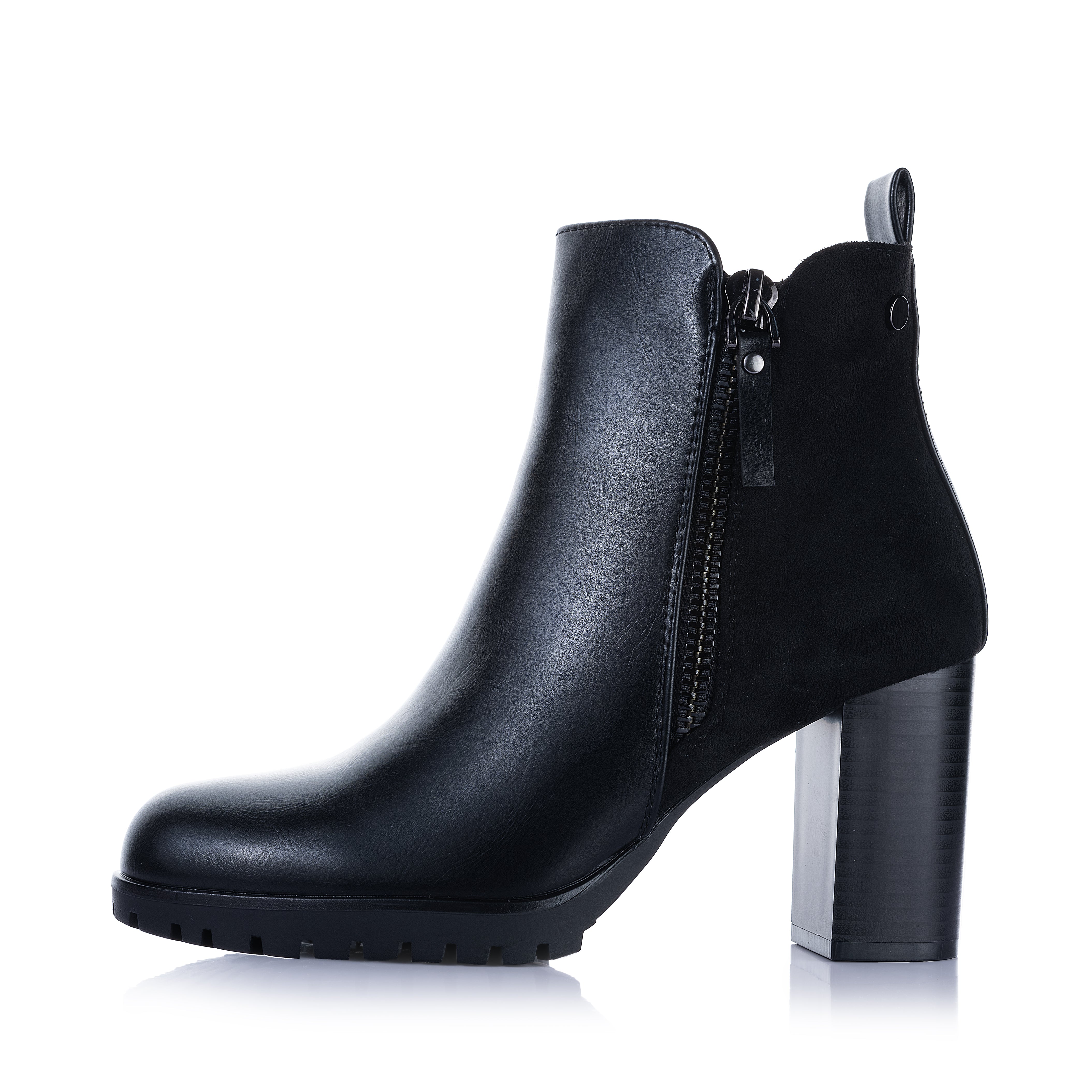 Leather&Suede Ankle Boot