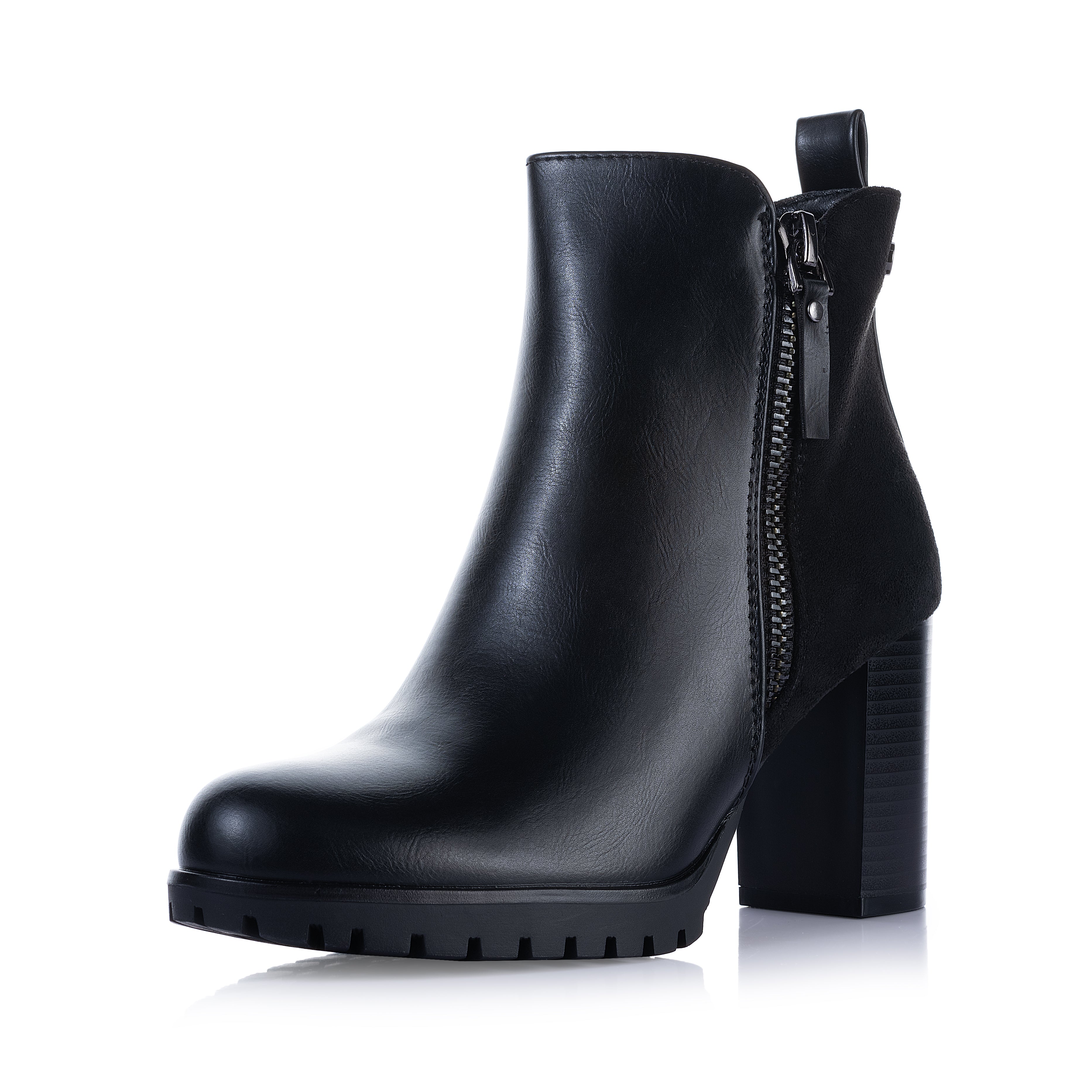 Leather&Suede Ankle Boot