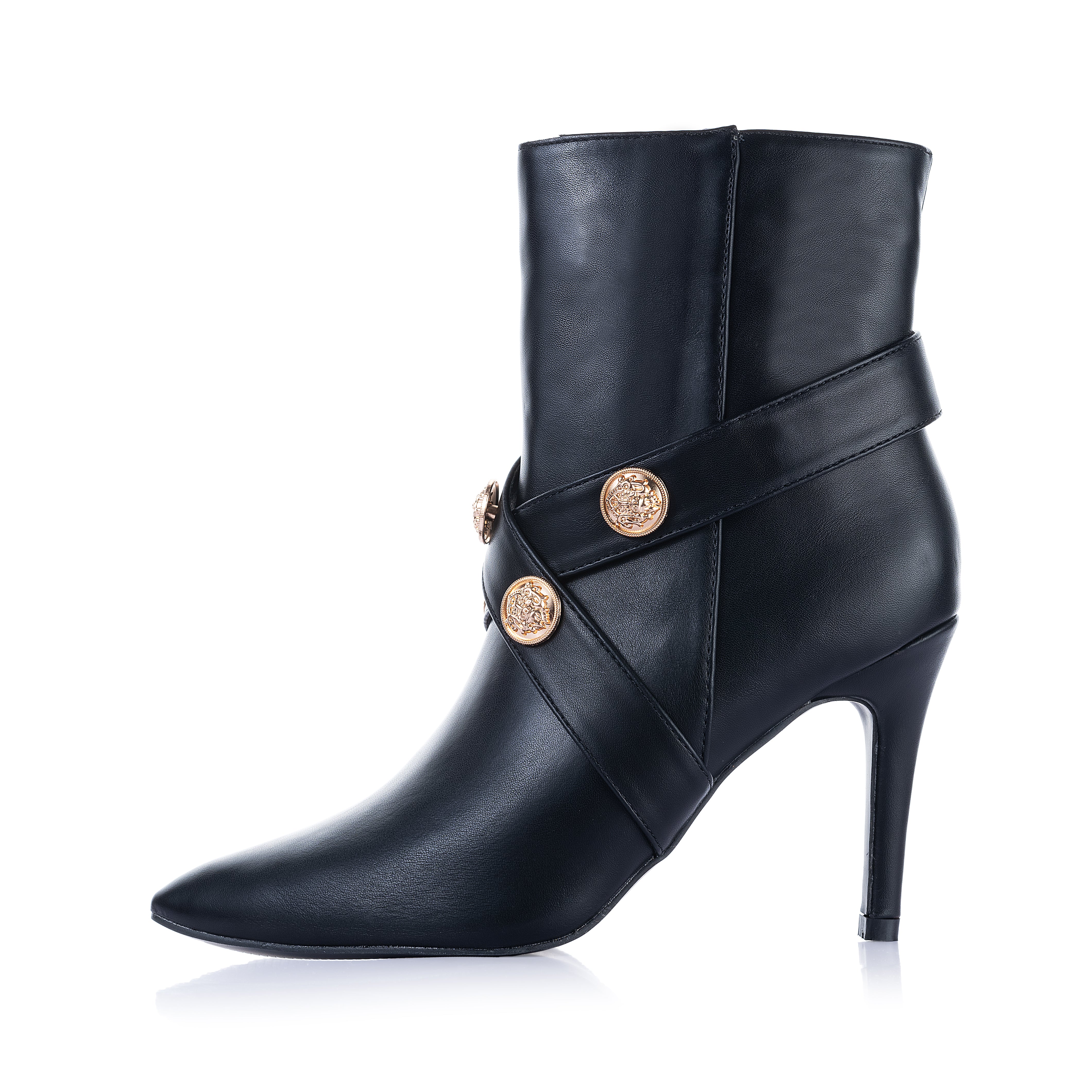 Royal Button Ankle  Boot