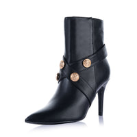 Royal Button Ankle  Boot