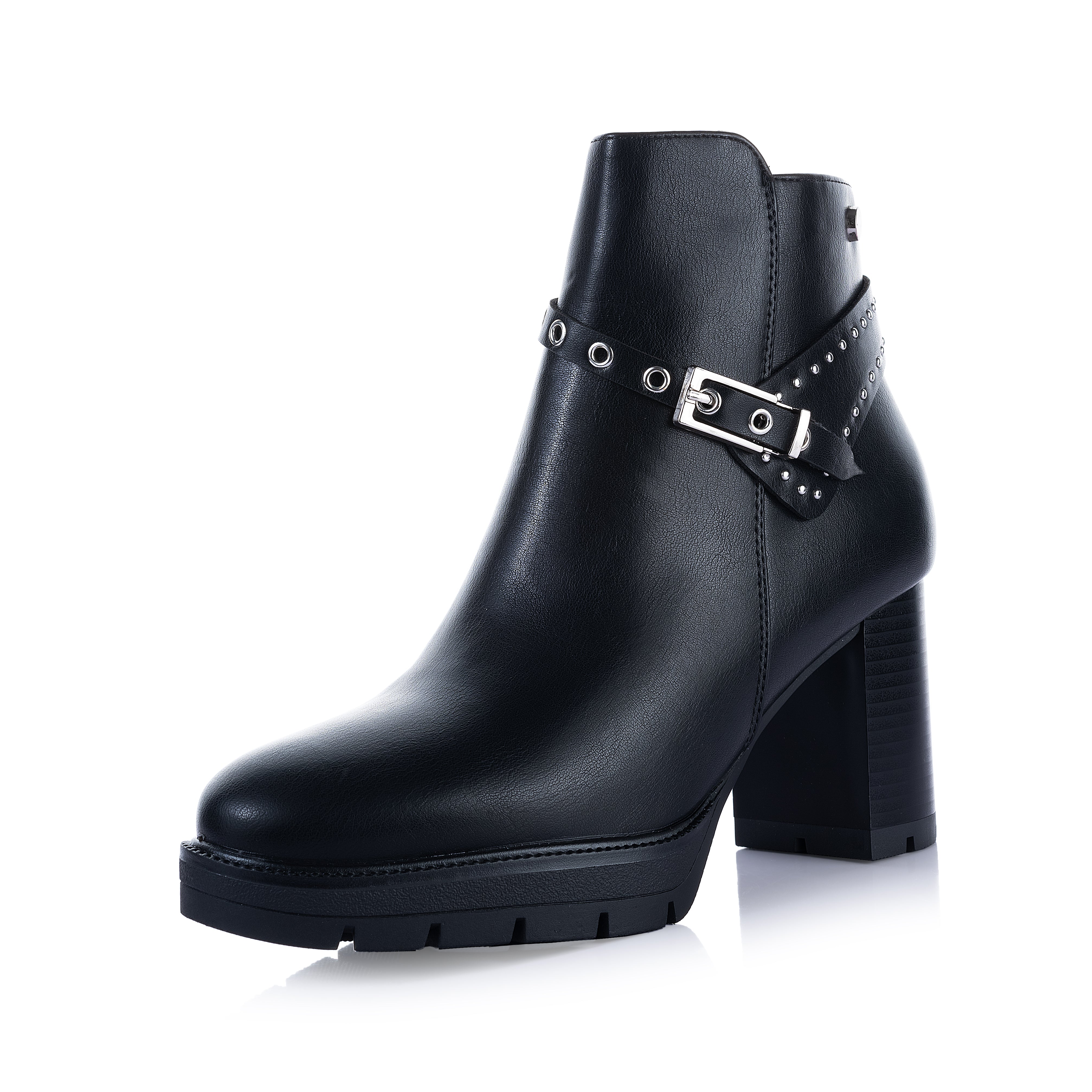 Stud belt Ankle Boot