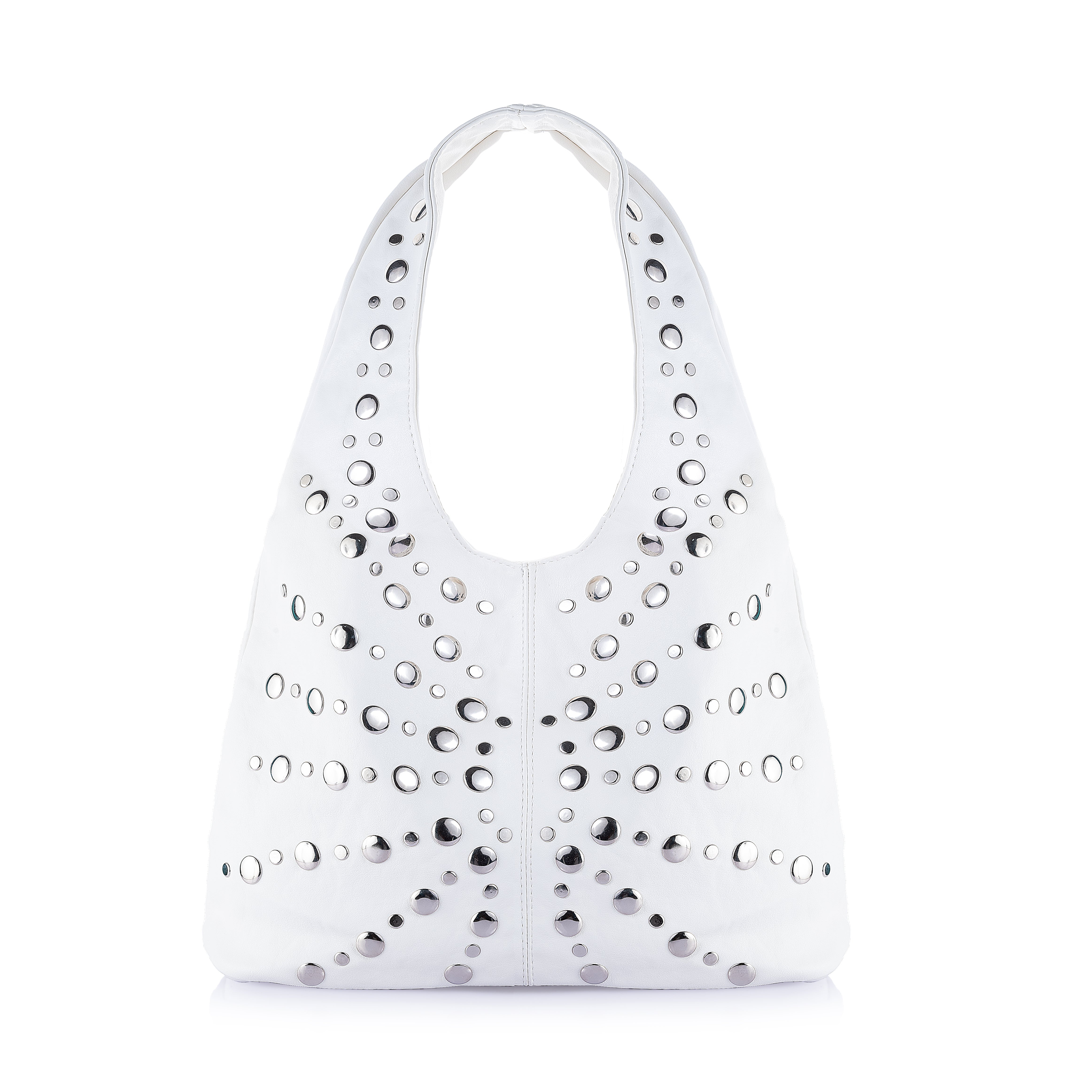 studded hobo handbag
