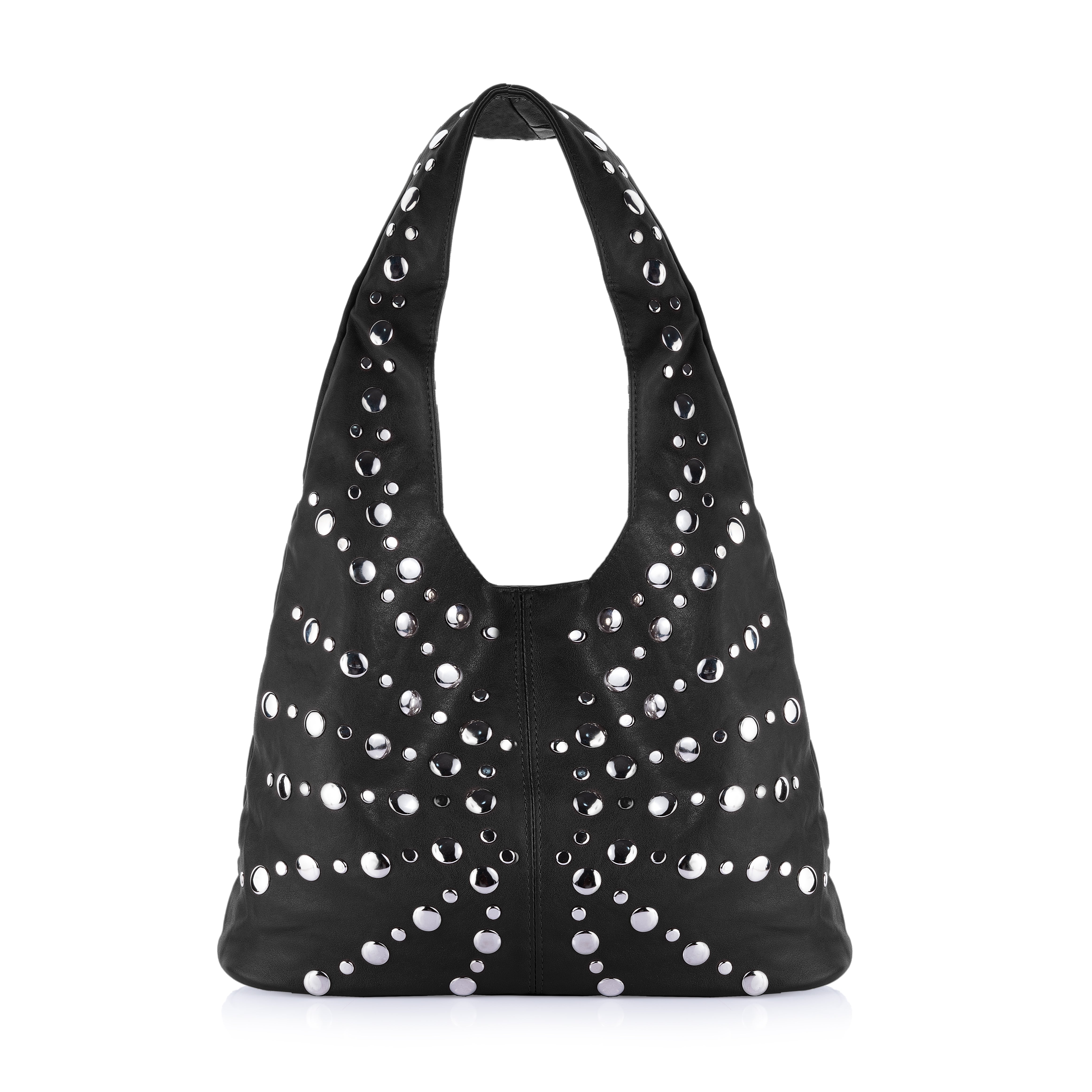 studded hobo handbag