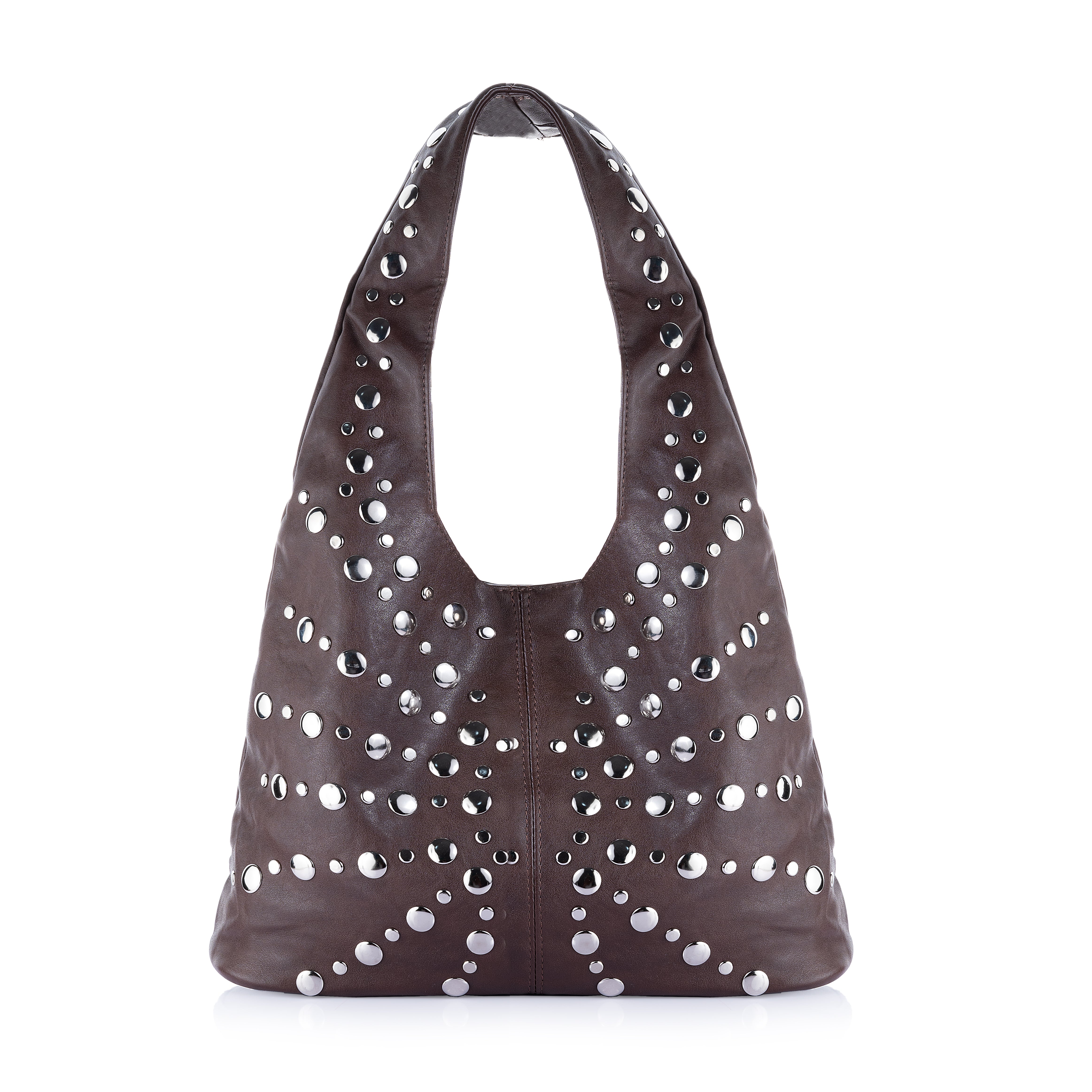 studded hobo handbag