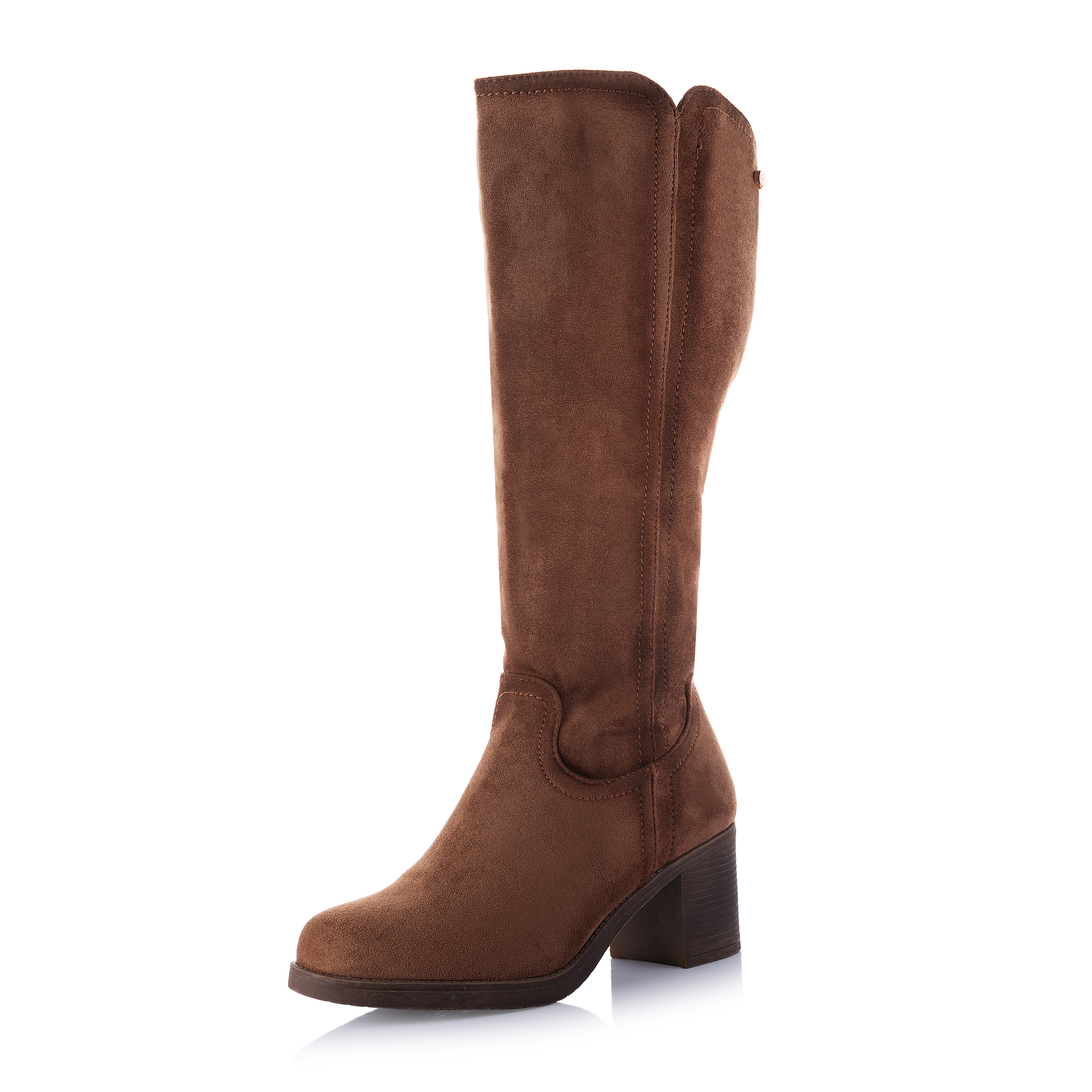 SUEDE WIDE CALF BOOTS