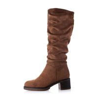 SUEDE SLOUCH BOOTS