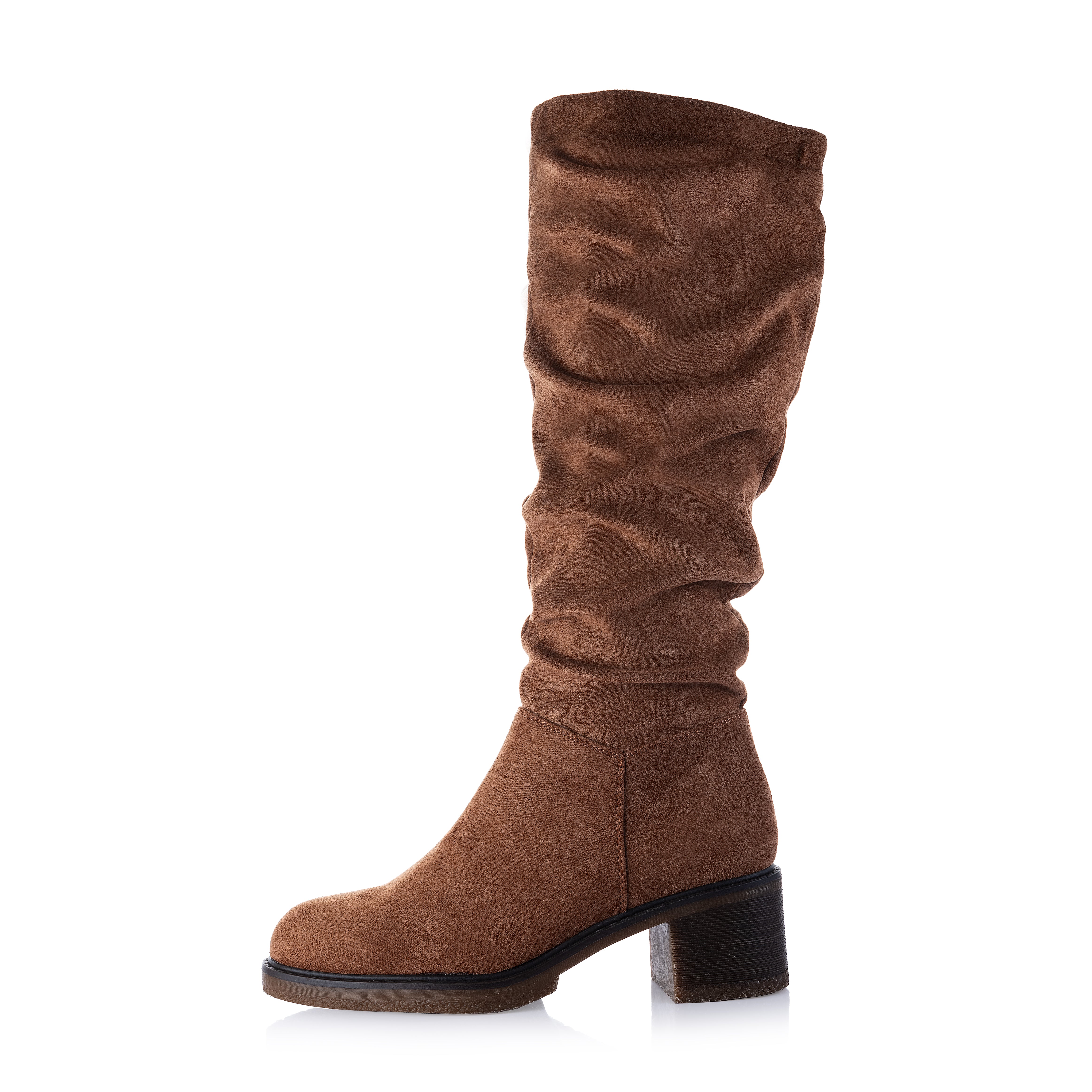 SUEDE SLOUCH BOOTS