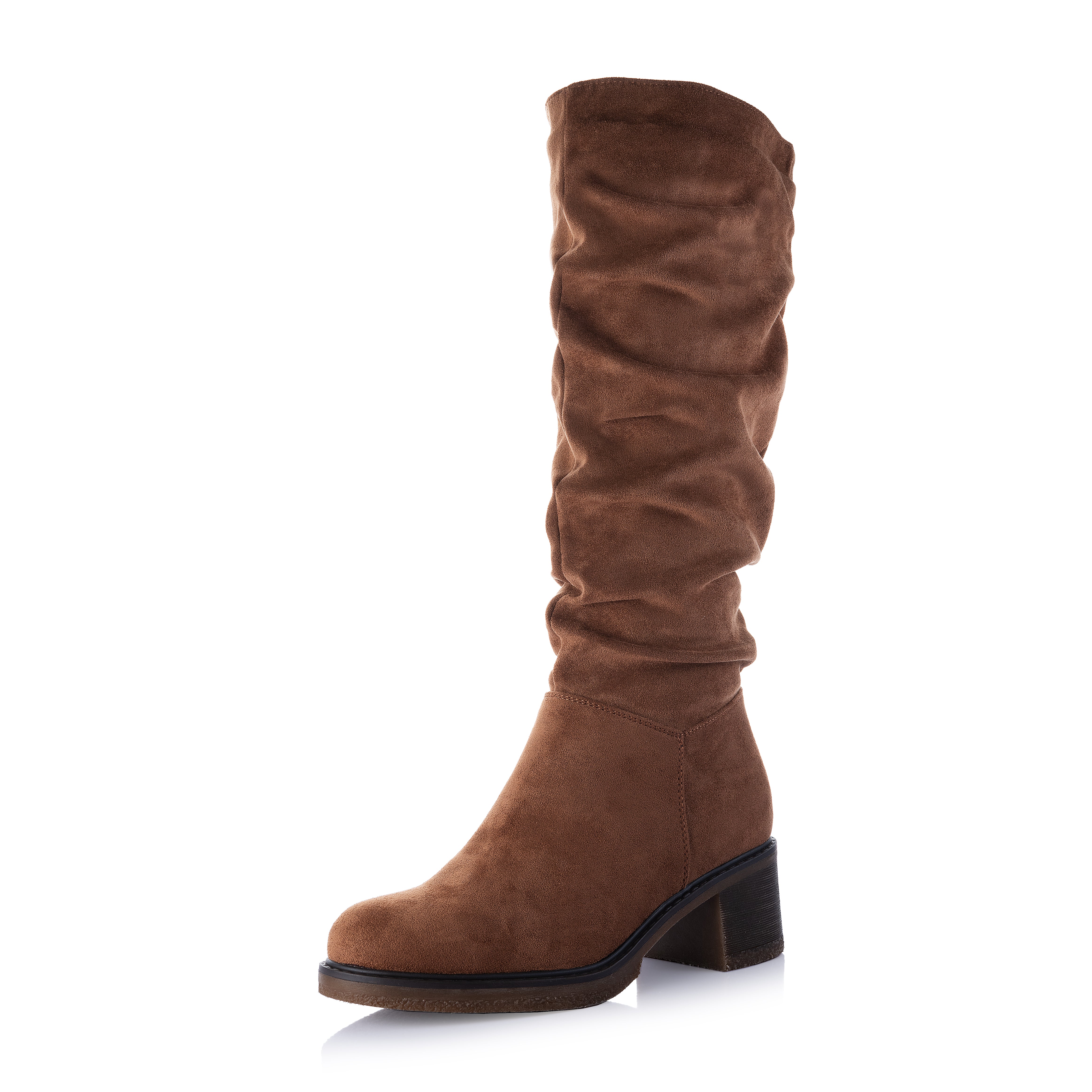 SUEDE SLOUCH BOOTS