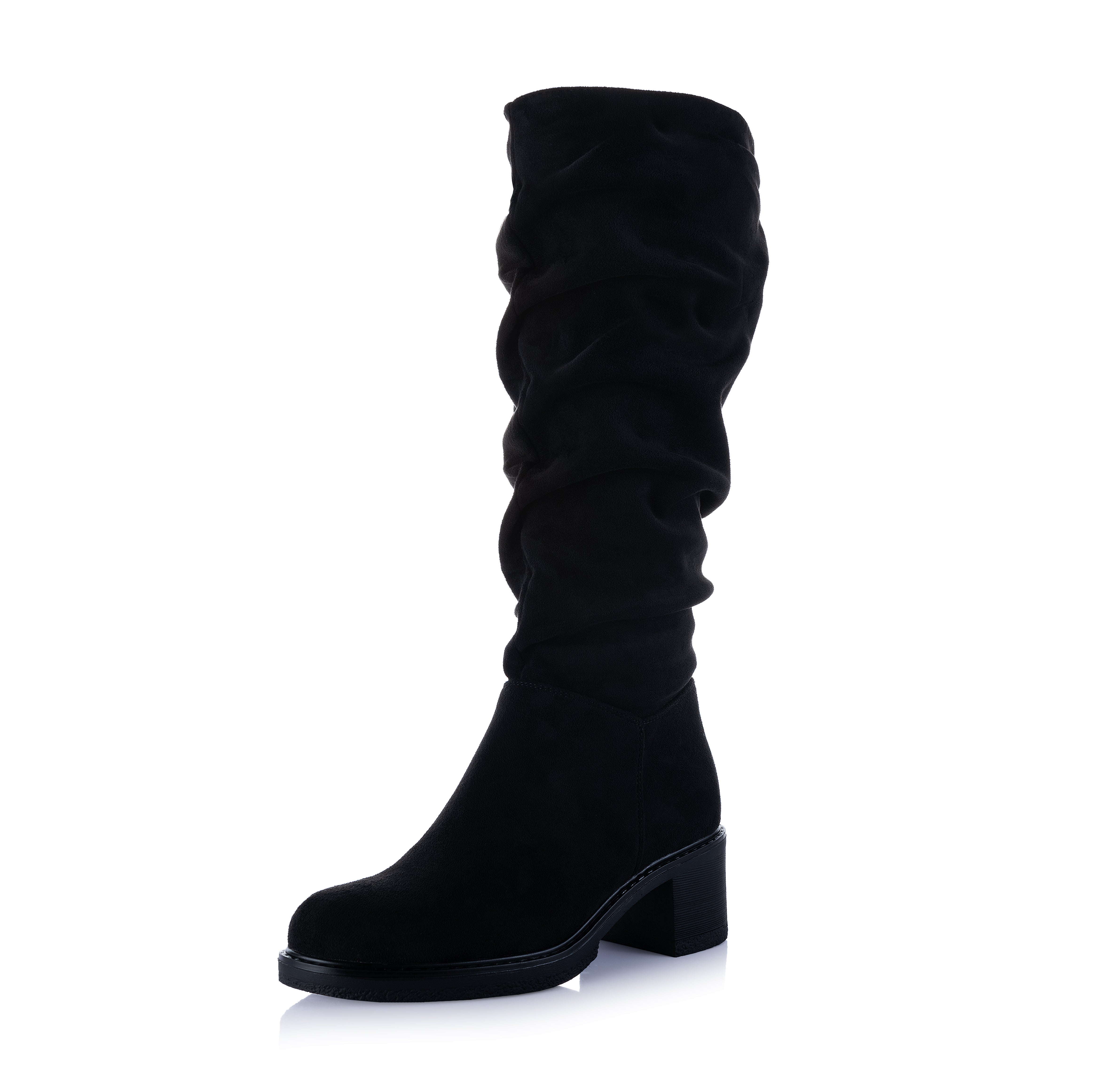 SUEDE SLOUCH BOOTS